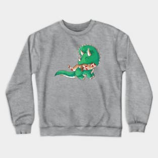 Tree Trimming Triceratops Crewneck Sweatshirt